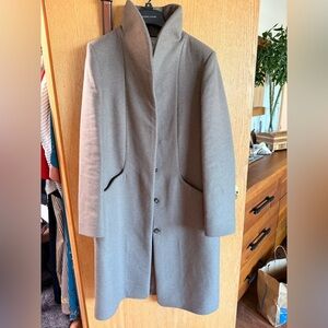 Aritzia Wilfred “The Cocoon Coat” Taupe